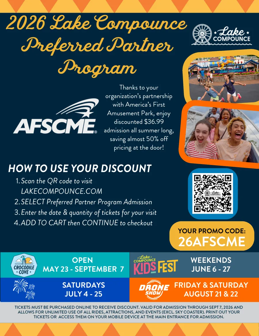 AFSCME 749 Lake Compounce Flyer PG 1